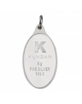 5.11g 999 Silver Colour Jesus Pendant