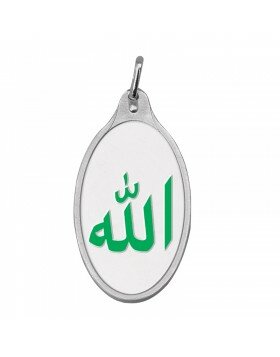 5.11g Silver Colour Pendant(999.9) - Allah 