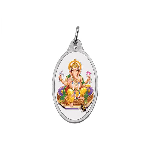 10.11g Silver Colour Pendant (999.9) - Ganesha