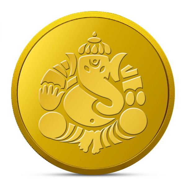4g Gold Coin 22kt (916)  - Ganesha