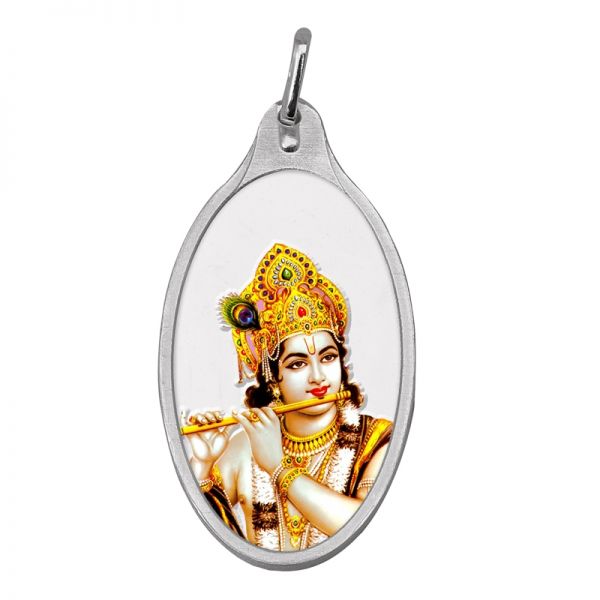 10.11g Silver Colour Pendant (999.9) - Krishna 