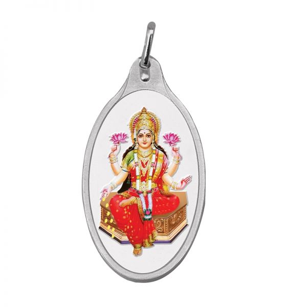 10.11g Silver Colour Pendant (999.9) - Lakshmi Ji
