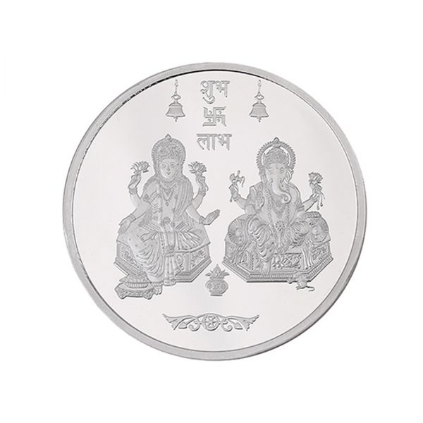 100g Silver Coin (999.9) - Lakshmi Ganesh 