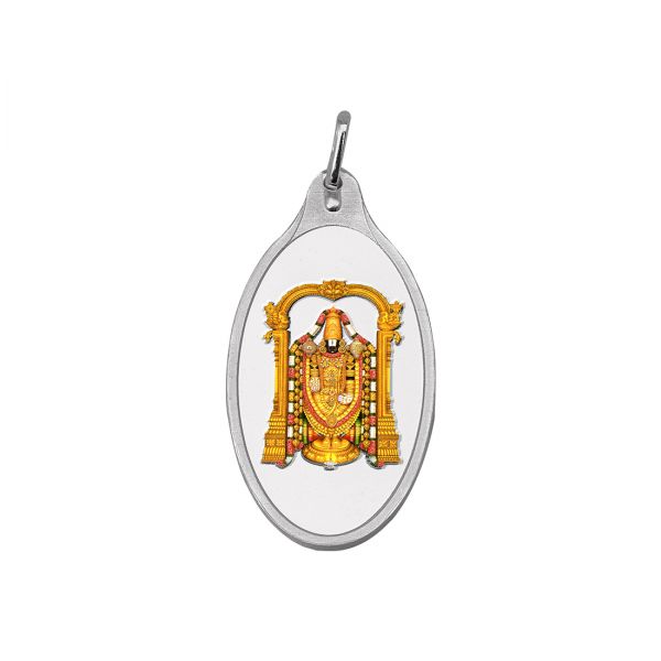 10.11g Silver Colour Pendant (999.9) - Tirupati Balaji