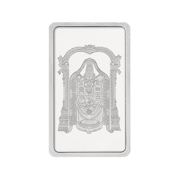 50g Silver Bar (999.9) - Tirupati Balaji 